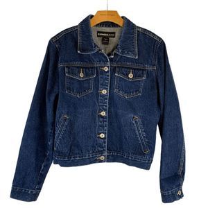 Express Jeans Girl's size Large Denim trucker jean jacket
